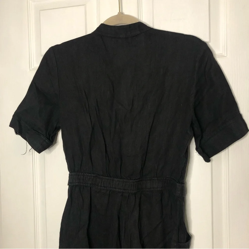 Reformation Flawed Linen Zip Jumpsuit